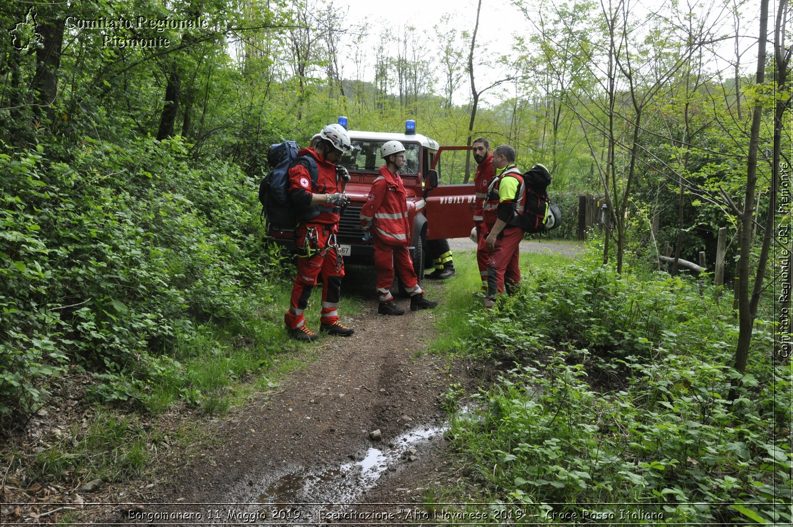 Borgomanero 11 Maggio 2019 - Esercitazione "Alto Novarese 2019" - Croce Rossa Italiana - Comitato Regionale del Piemonte