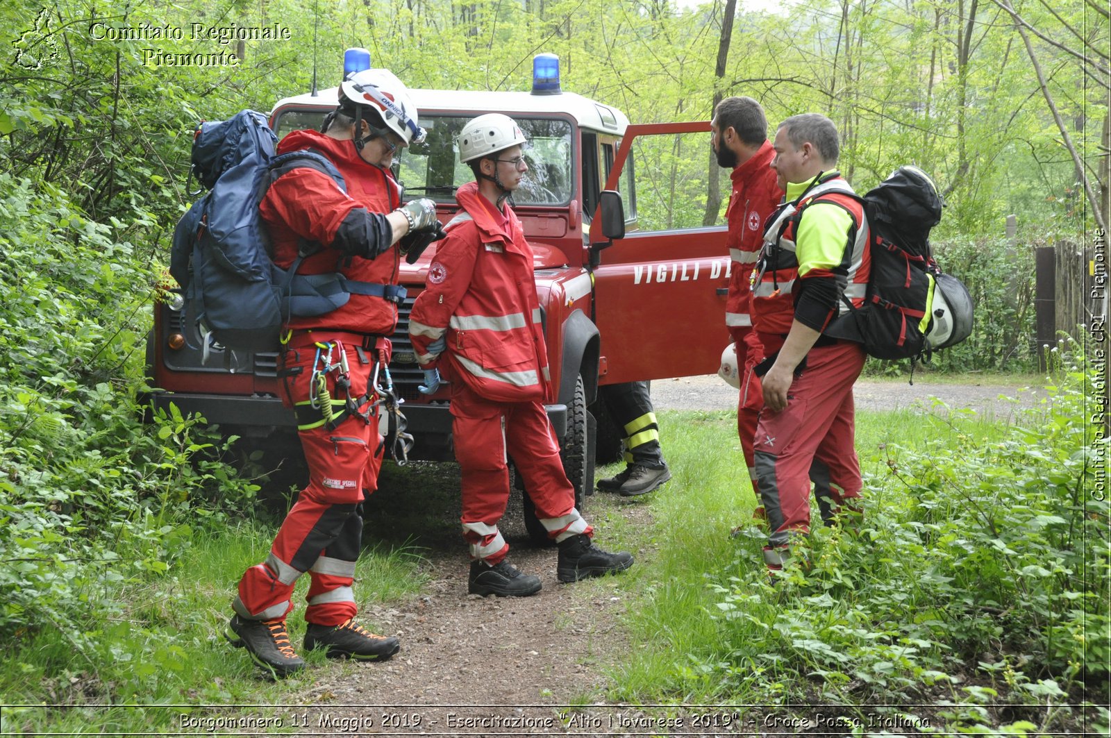 Borgomanero 11 Maggio 2019 - Esercitazione "Alto Novarese 2019" - Croce Rossa Italiana - Comitato Regionale del Piemonte