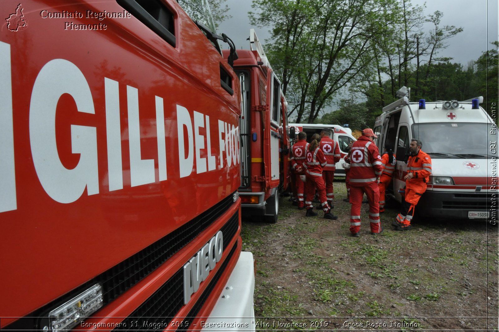 Borgomanero 11 Maggio 2019 - Esercitazione "Alto Novarese 2019" - Croce Rossa Italiana - Comitato Regionale del Piemonte