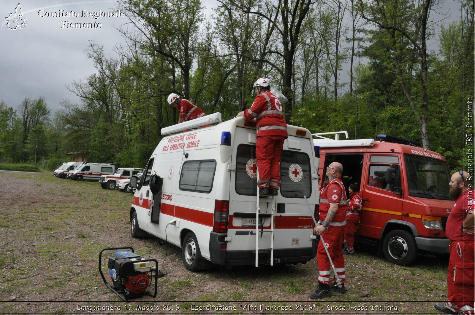 Borgomanero 11 Maggio 2019 - Esercitazione "Alto Novarese 2019" - Croce Rossa Italiana - Comitato Regionale del Piemonte