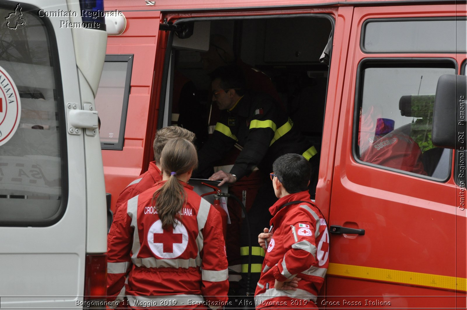 Borgomanero 11 Maggio 2019 - Esercitazione "Alto Novarese 2019" - Croce Rossa Italiana - Comitato Regionale del Piemonte