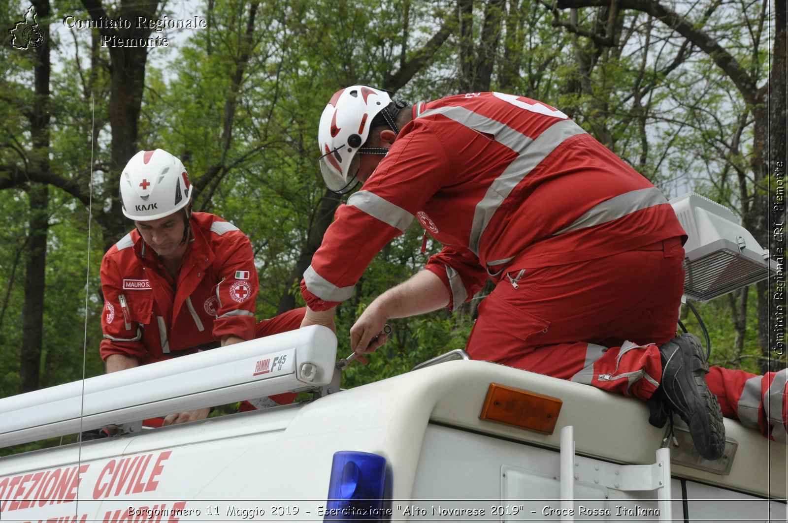 Borgomanero 11 Maggio 2019 - Esercitazione "Alto Novarese 2019" - Croce Rossa Italiana - Comitato Regionale del Piemonte