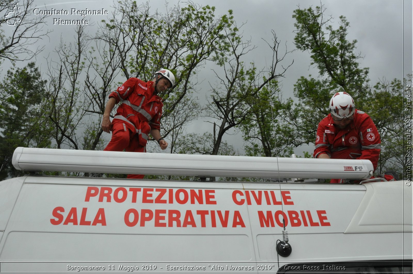 Borgomanero 11 Maggio 2019 - Esercitazione "Alto Novarese 2019" - Croce Rossa Italiana - Comitato Regionale del Piemonte