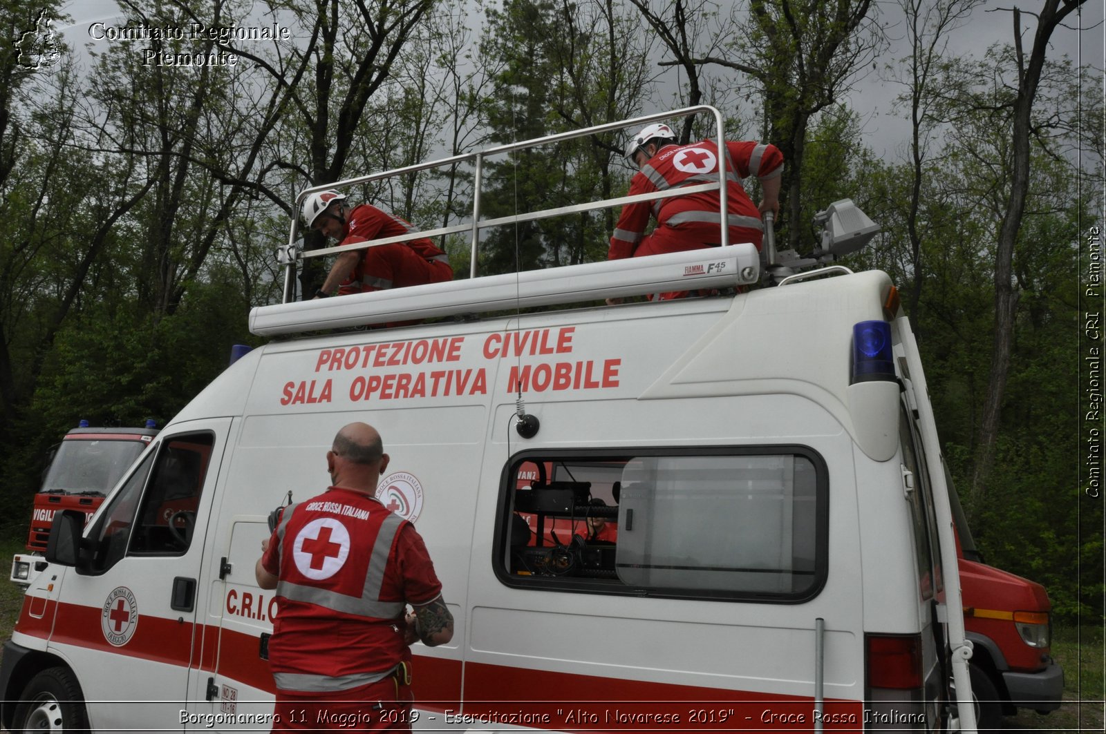 Borgomanero 11 Maggio 2019 - Esercitazione "Alto Novarese 2019" - Croce Rossa Italiana - Comitato Regionale del Piemonte