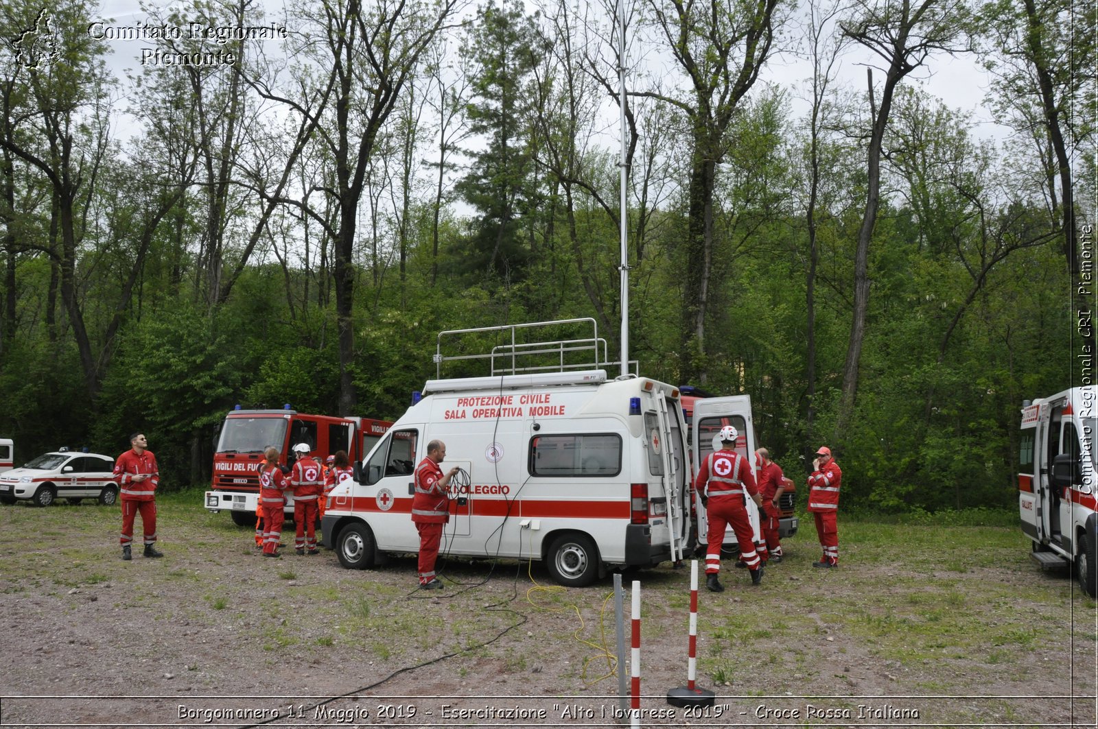 Borgomanero 11 Maggio 2019 - Esercitazione "Alto Novarese 2019" - Croce Rossa Italiana - Comitato Regionale del Piemonte