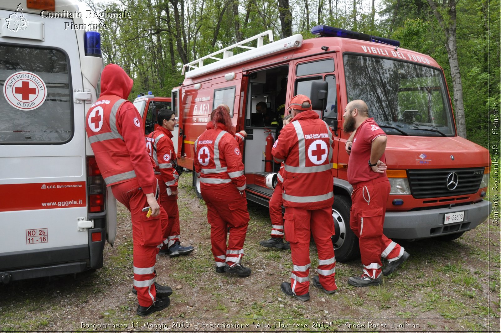 Borgomanero 11 Maggio 2019 - Esercitazione "Alto Novarese 2019" - Croce Rossa Italiana - Comitato Regionale del Piemonte