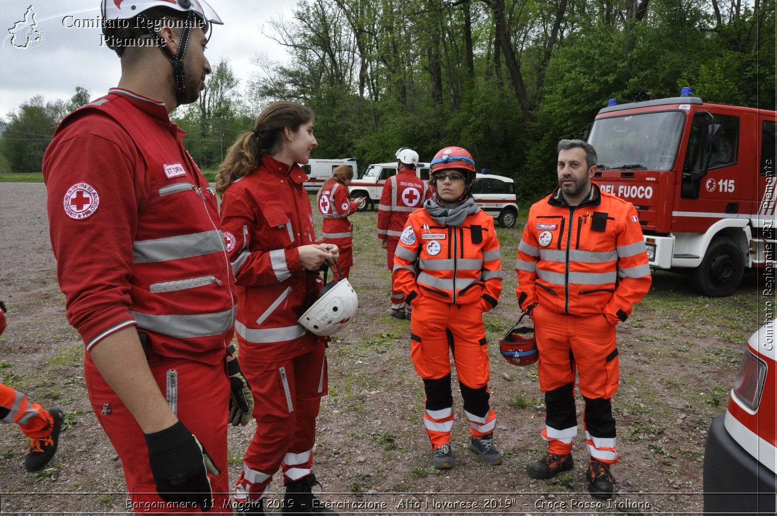 Borgomanero 11 Maggio 2019 - Esercitazione "Alto Novarese 2019" - Croce Rossa Italiana - Comitato Regionale del Piemonte