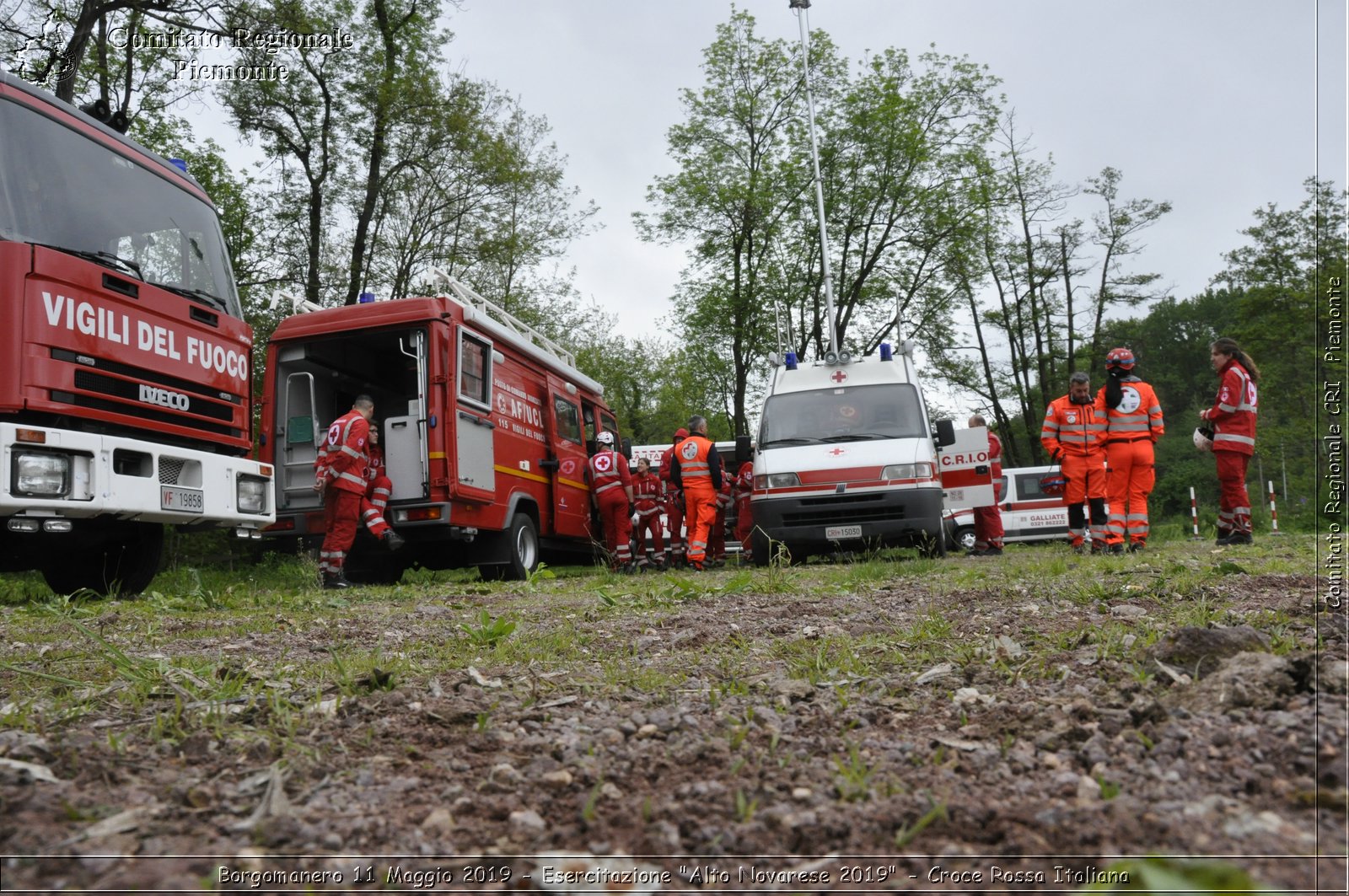 Borgomanero 11 Maggio 2019 - Esercitazione "Alto Novarese 2019" - Croce Rossa Italiana - Comitato Regionale del Piemonte