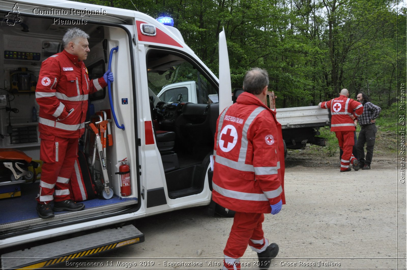 Borgomanero 11 Maggio 2019 - Esercitazione "Alto Novarese 2019" - Croce Rossa Italiana - Comitato Regionale del Piemonte