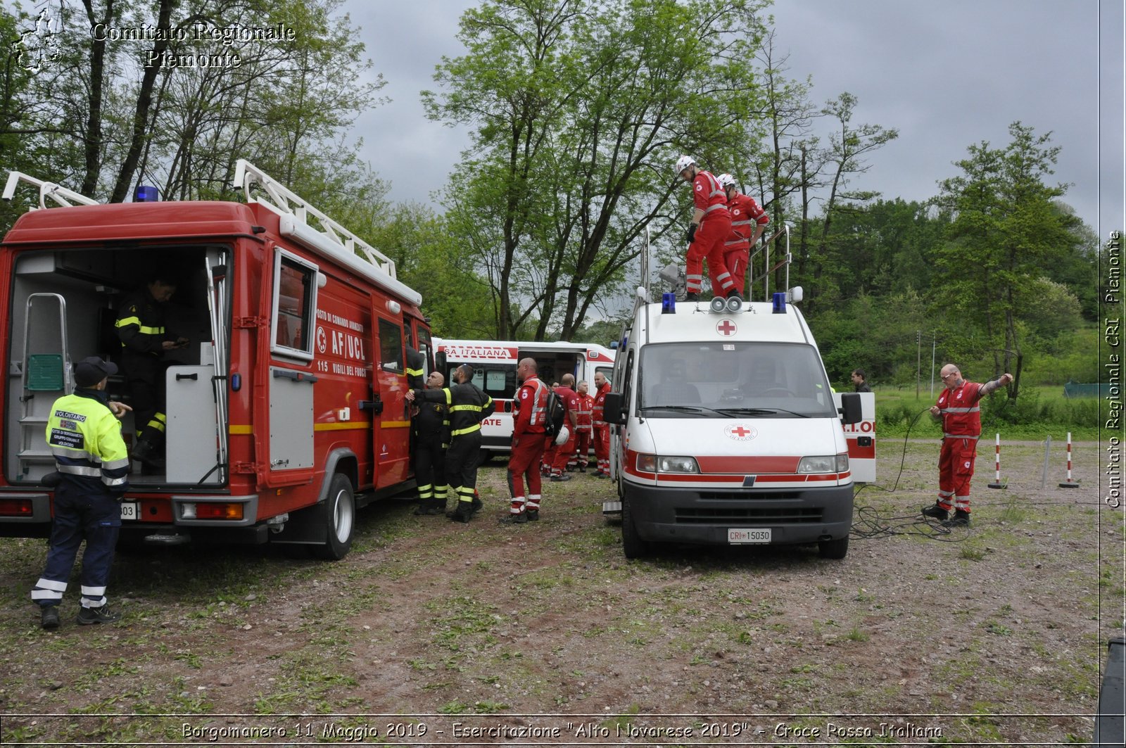 Borgomanero 11 Maggio 2019 - Esercitazione "Alto Novarese 2019" - Croce Rossa Italiana - Comitato Regionale del Piemonte