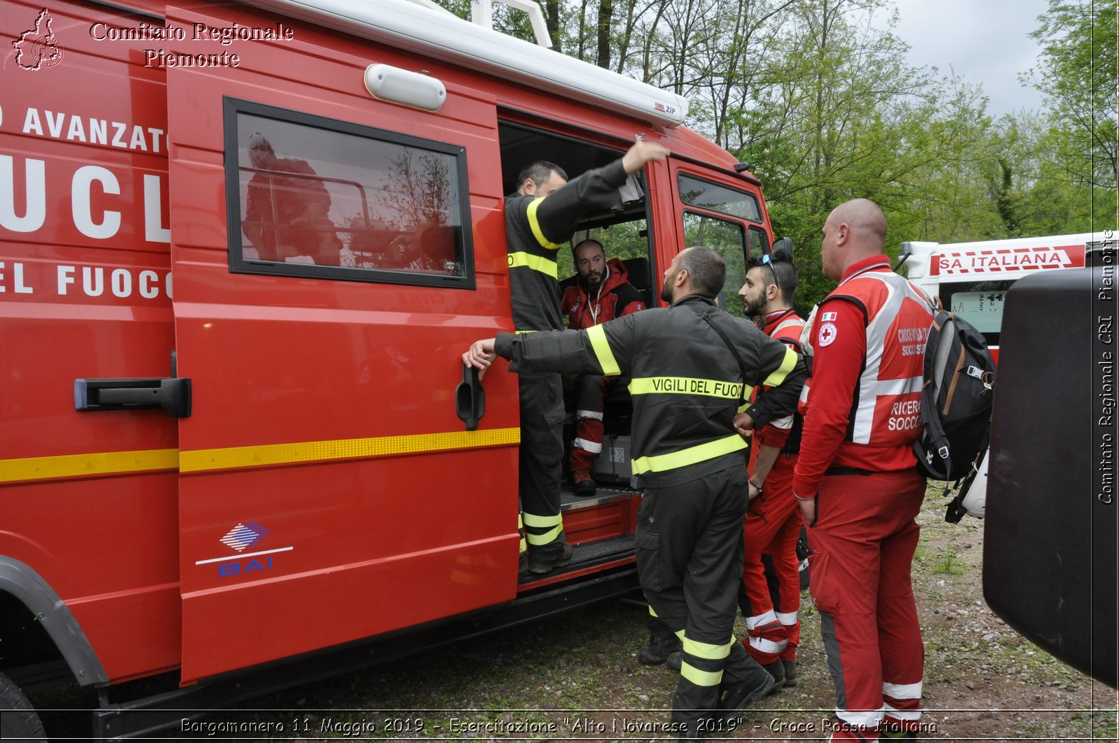 Borgomanero 11 Maggio 2019 - Esercitazione "Alto Novarese 2019" - Croce Rossa Italiana - Comitato Regionale del Piemonte