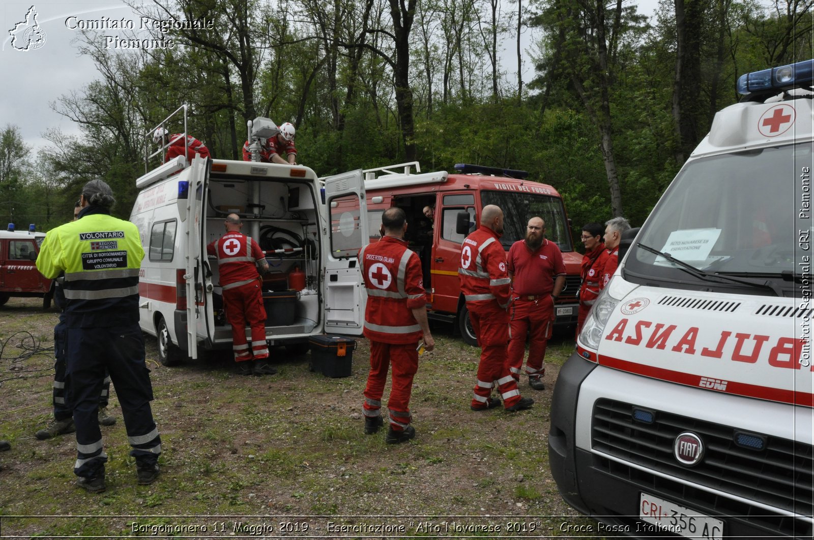 Borgomanero 11 Maggio 2019 - Esercitazione "Alto Novarese 2019" - Croce Rossa Italiana - Comitato Regionale del Piemonte