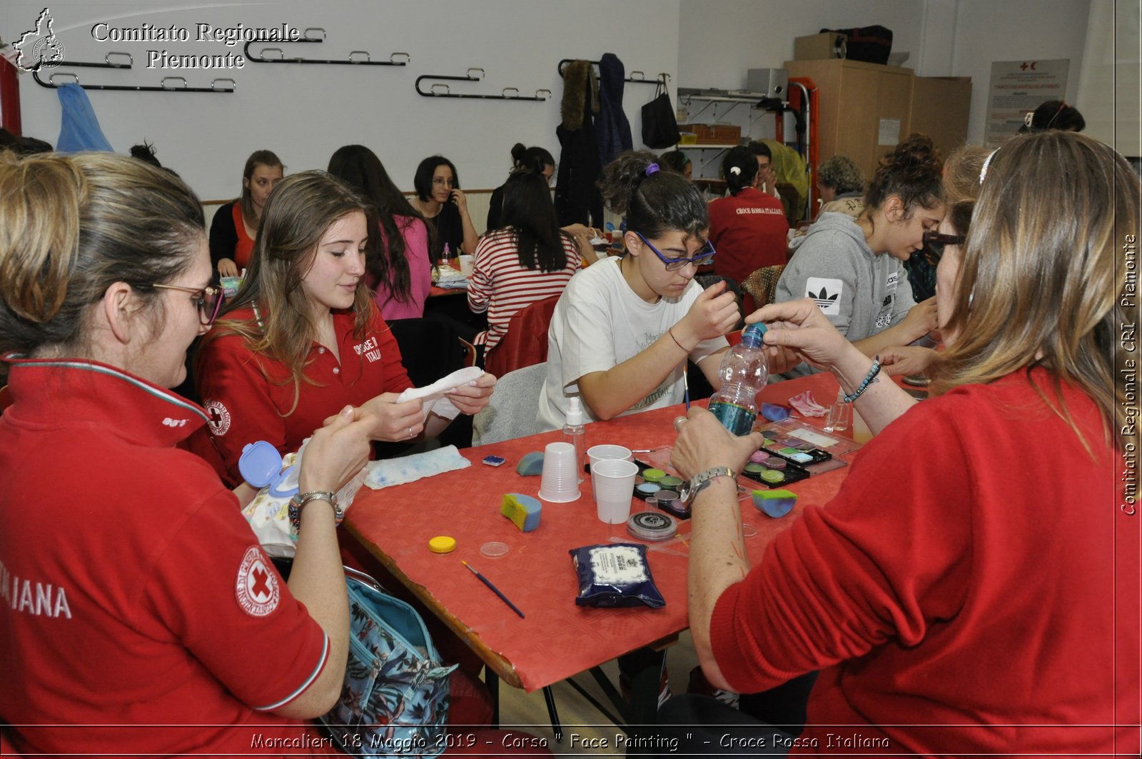 Moncalieri 18 Maggio 2019 - Corso " Face Painting " - Croce Rossa Italiana - Comitato Regionale del Piemonte