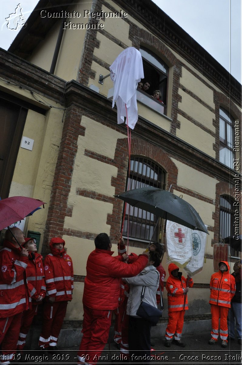 Mathi 19 Maggio 2019 - 20 Anni dalla fondazione - Croce Rossa Italiana - Comitato Regionale del Piemonte