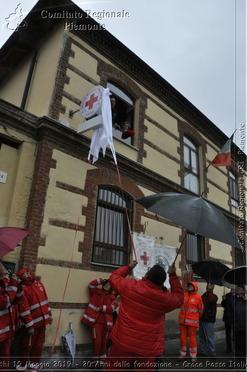 Mathi 19 Maggio 2019 - 20 Anni dalla fondazione - Croce Rossa Italiana - Comitato Regionale del Piemonte