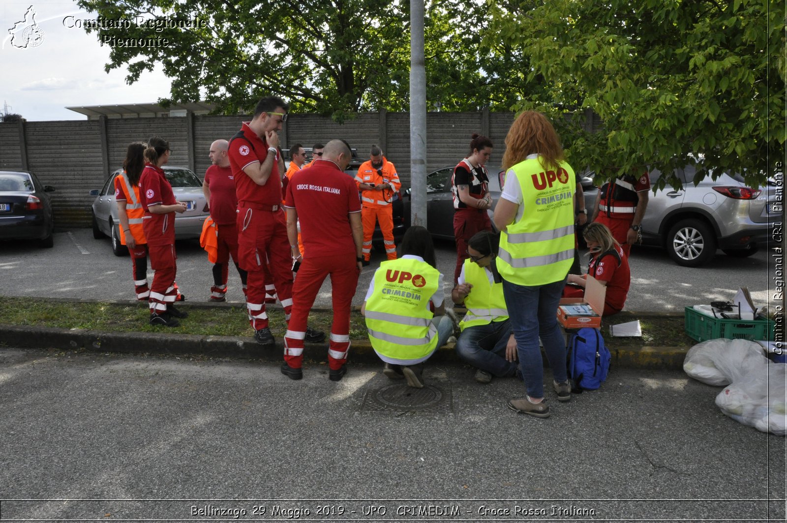 Bellinzago 29 Maggio 2019 - UPO  CRIMEDIM - Croce Rossa Italiana - Comitato Regionale del Piemonte