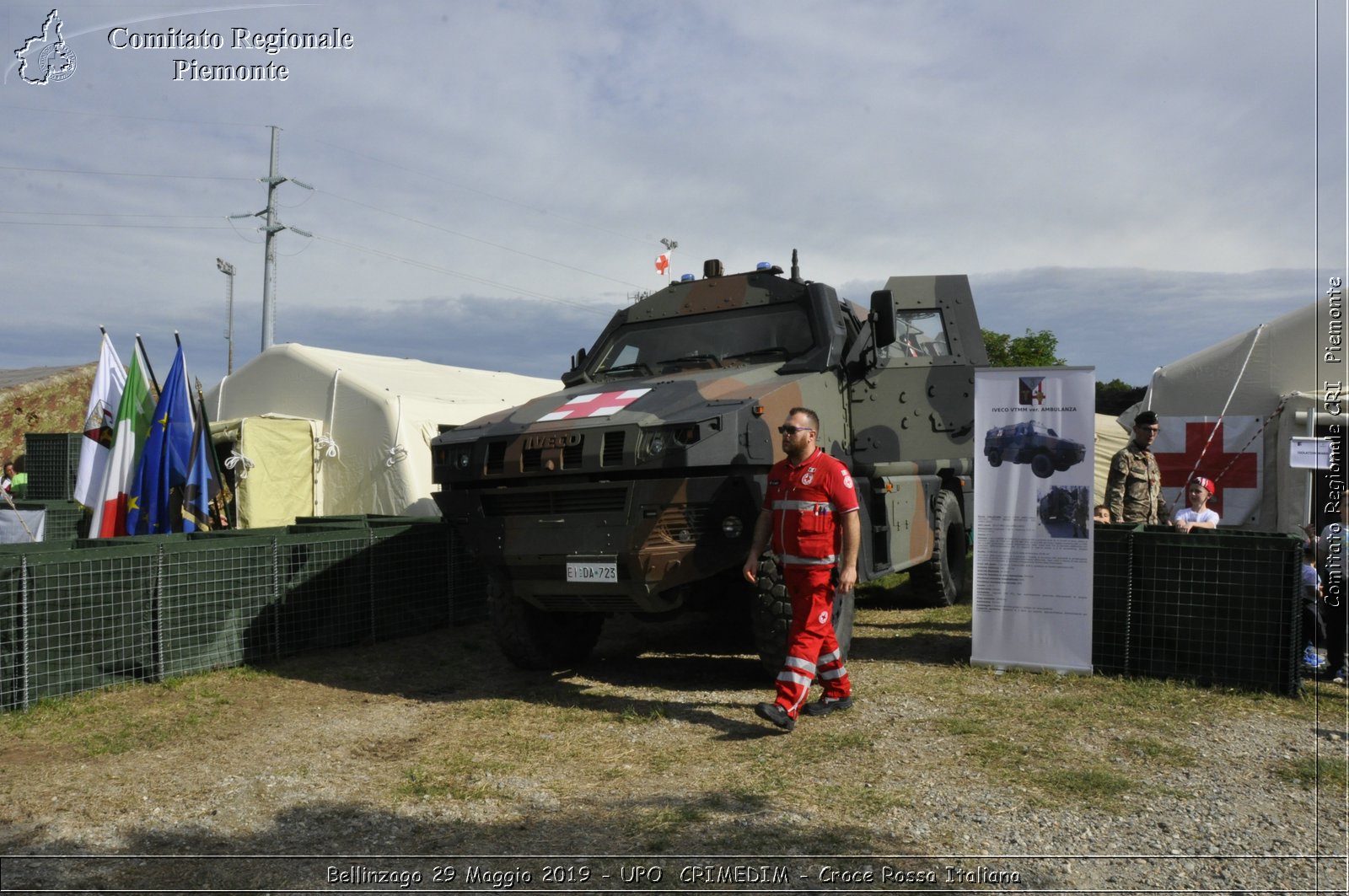 Bellinzago 29 Maggio 2019 - UPO  CRIMEDIM - Croce Rossa Italiana - Comitato Regionale del Piemonte