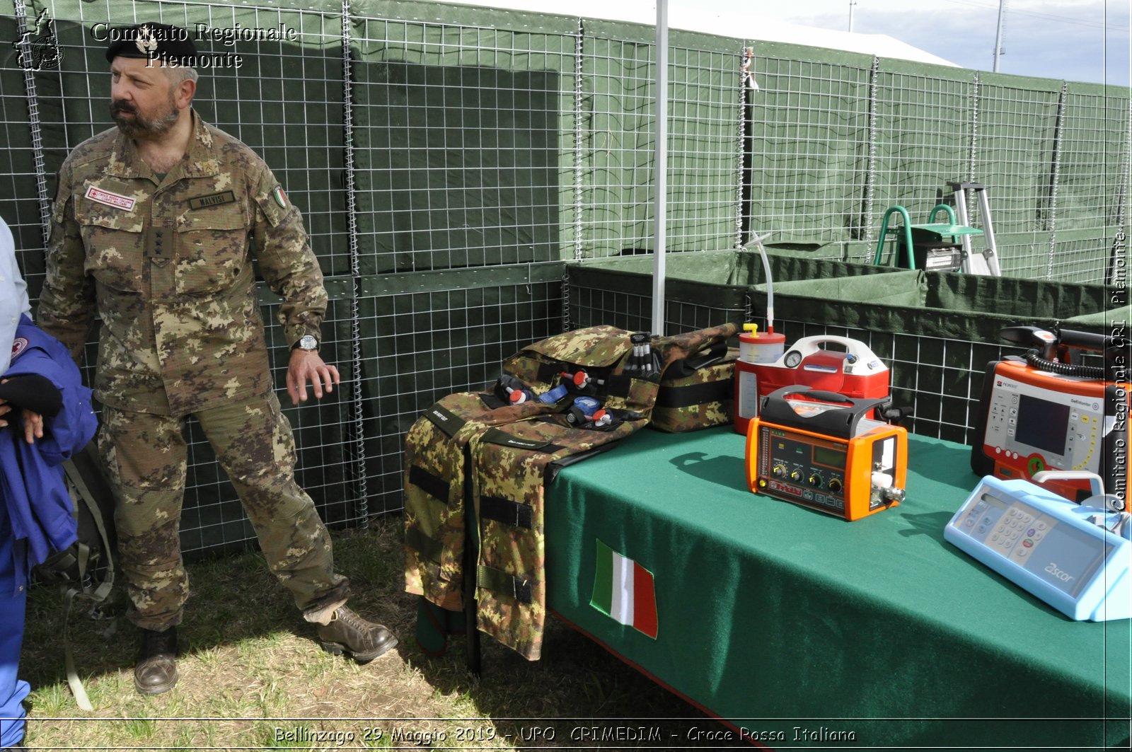 Bellinzago 29 Maggio 2019 - UPO  CRIMEDIM - Croce Rossa Italiana - Comitato Regionale del Piemonte