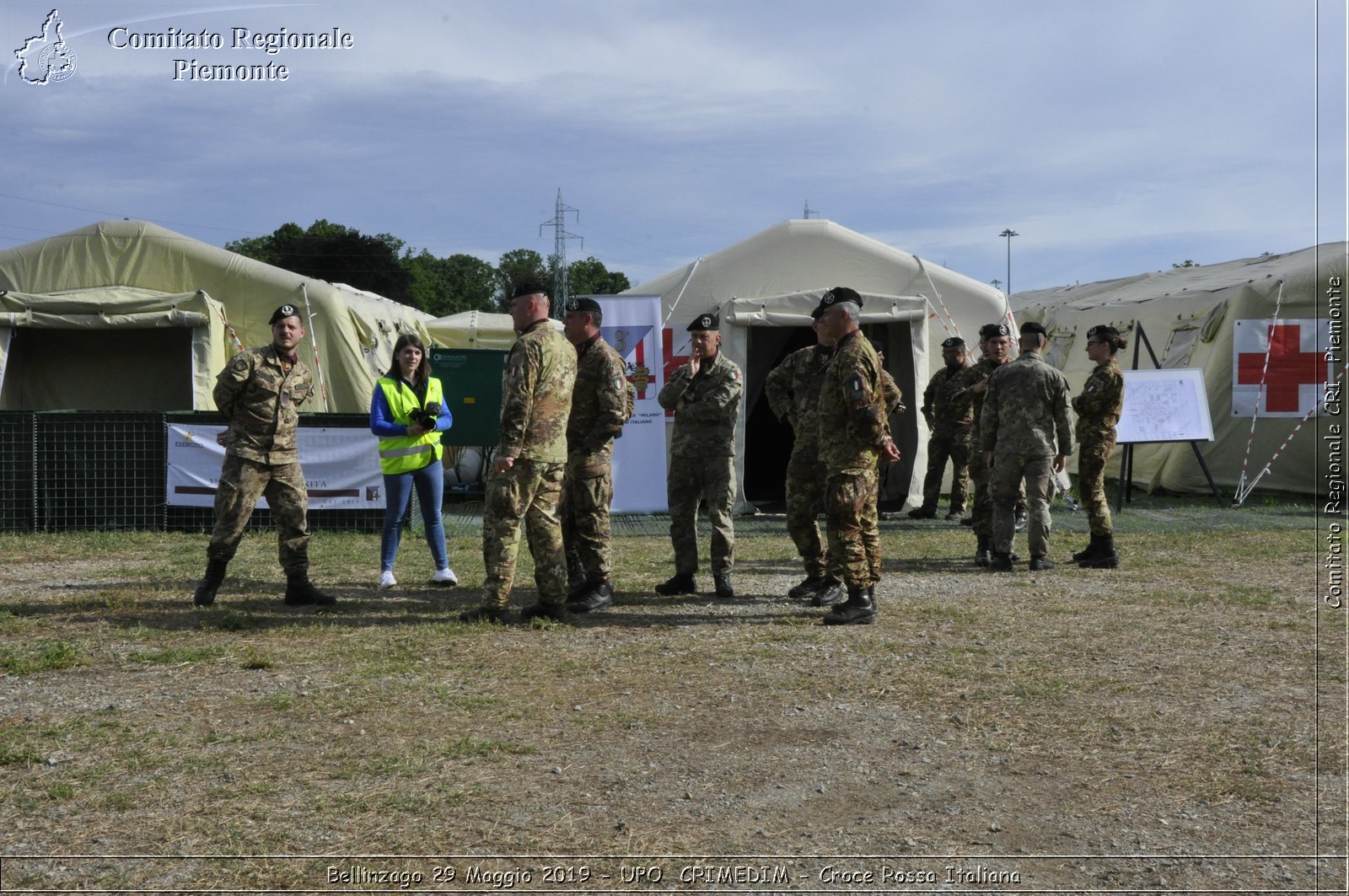 Bellinzago 29 Maggio 2019 - UPO  CRIMEDIM - Croce Rossa Italiana - Comitato Regionale del Piemonte