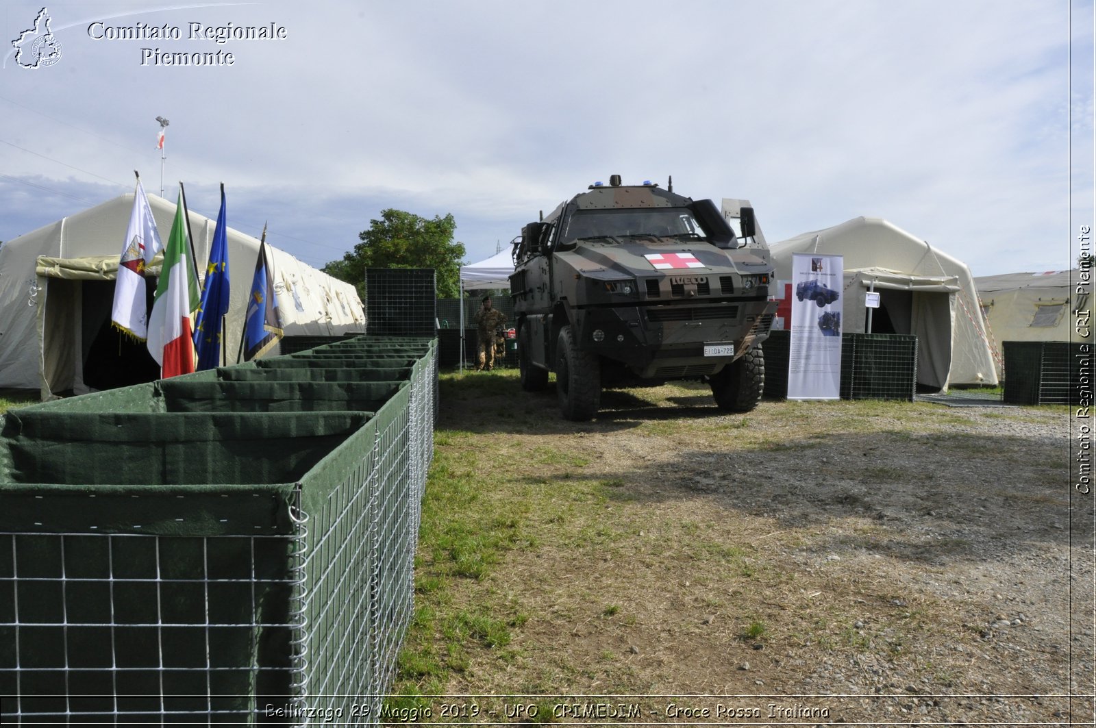 Bellinzago 29 Maggio 2019 - UPO  CRIMEDIM - Croce Rossa Italiana - Comitato Regionale del Piemonte