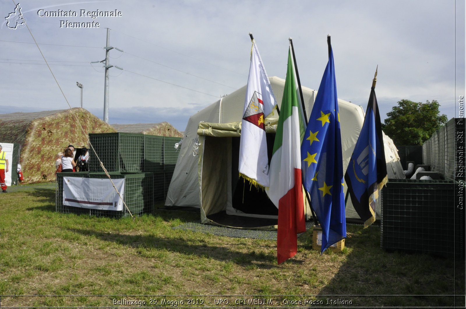 Bellinzago 29 Maggio 2019 - UPO  CRIMEDIM - Croce Rossa Italiana - Comitato Regionale del Piemonte