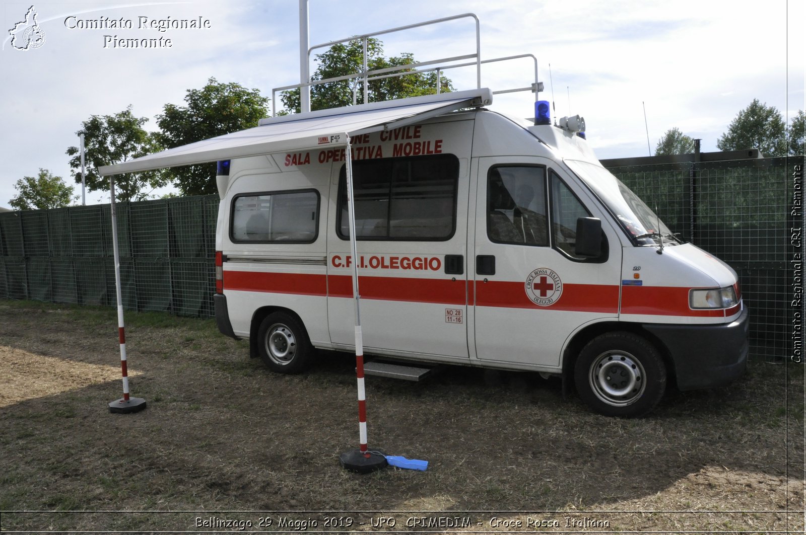 Bellinzago 29 Maggio 2019 - UPO  CRIMEDIM - Croce Rossa Italiana - Comitato Regionale del Piemonte