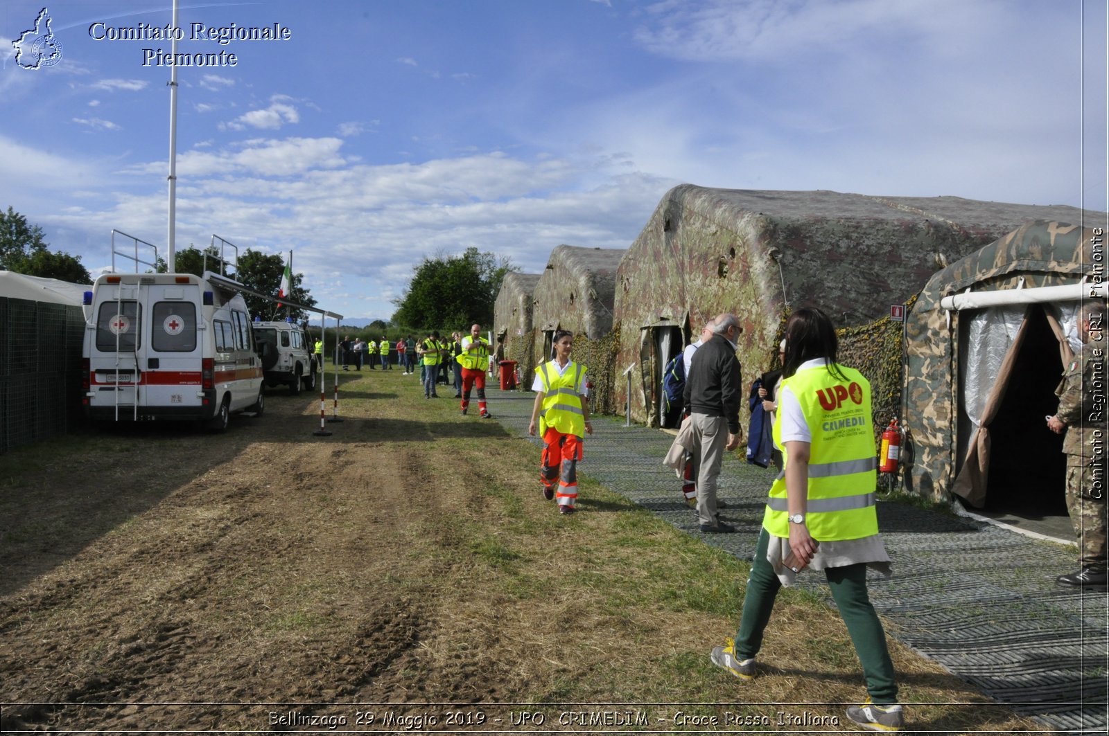 Bellinzago 29 Maggio 2019 - UPO  CRIMEDIM - Croce Rossa Italiana - Comitato Regionale del Piemonte