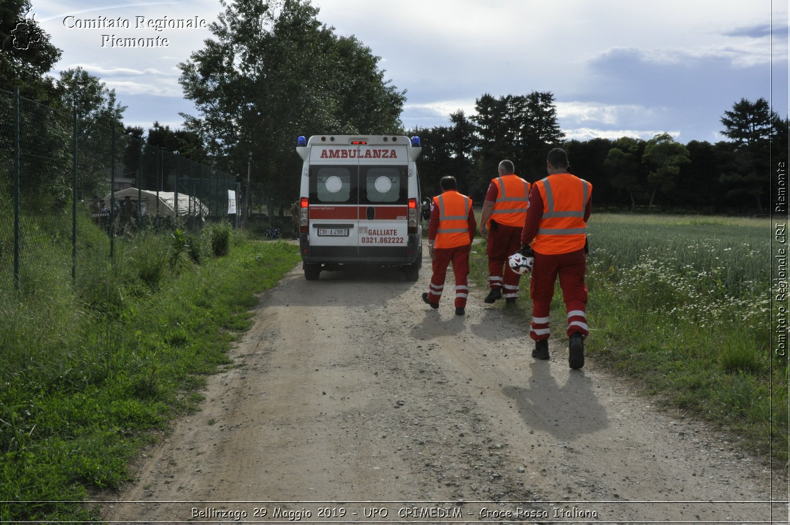 Bellinzago 29 Maggio 2019 - UPO  CRIMEDIM - Croce Rossa Italiana - Comitato Regionale del Piemonte