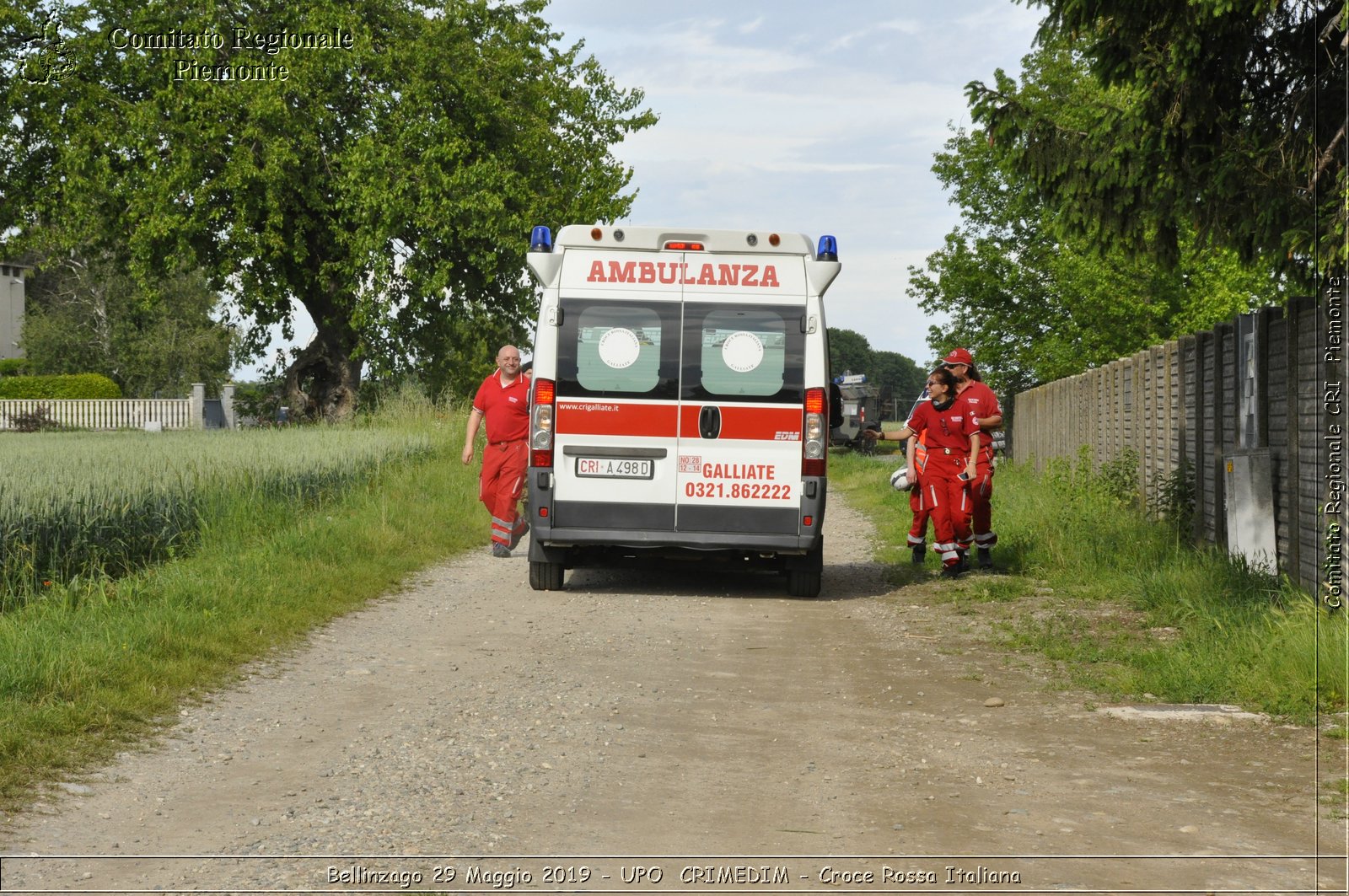 Bellinzago 29 Maggio 2019 - UPO  CRIMEDIM - Croce Rossa Italiana - Comitato Regionale del Piemonte