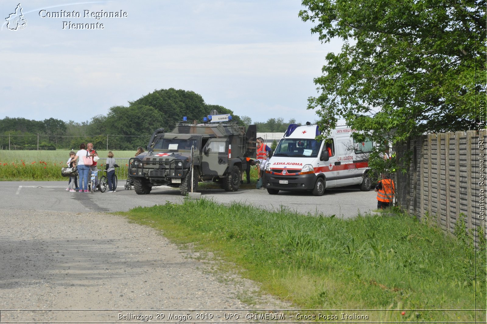 Bellinzago 29 Maggio 2019 - UPO  CRIMEDIM - Croce Rossa Italiana - Comitato Regionale del Piemonte