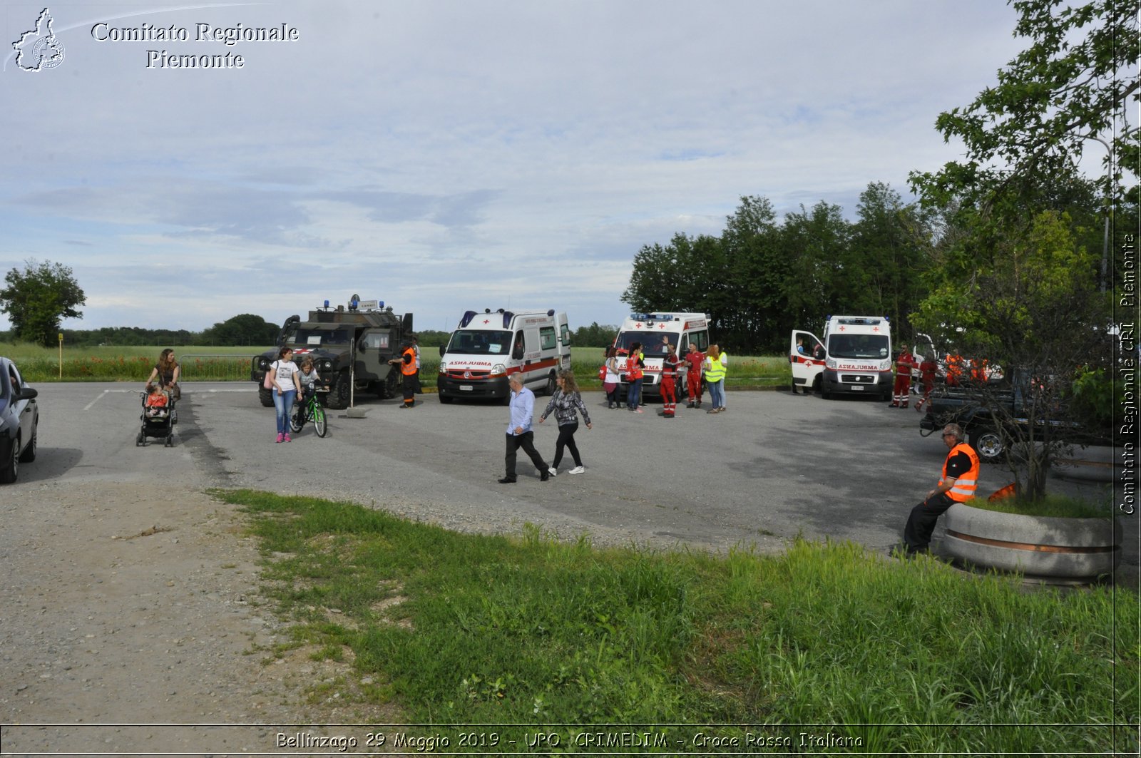 Bellinzago 29 Maggio 2019 - UPO  CRIMEDIM - Croce Rossa Italiana - Comitato Regionale del Piemonte