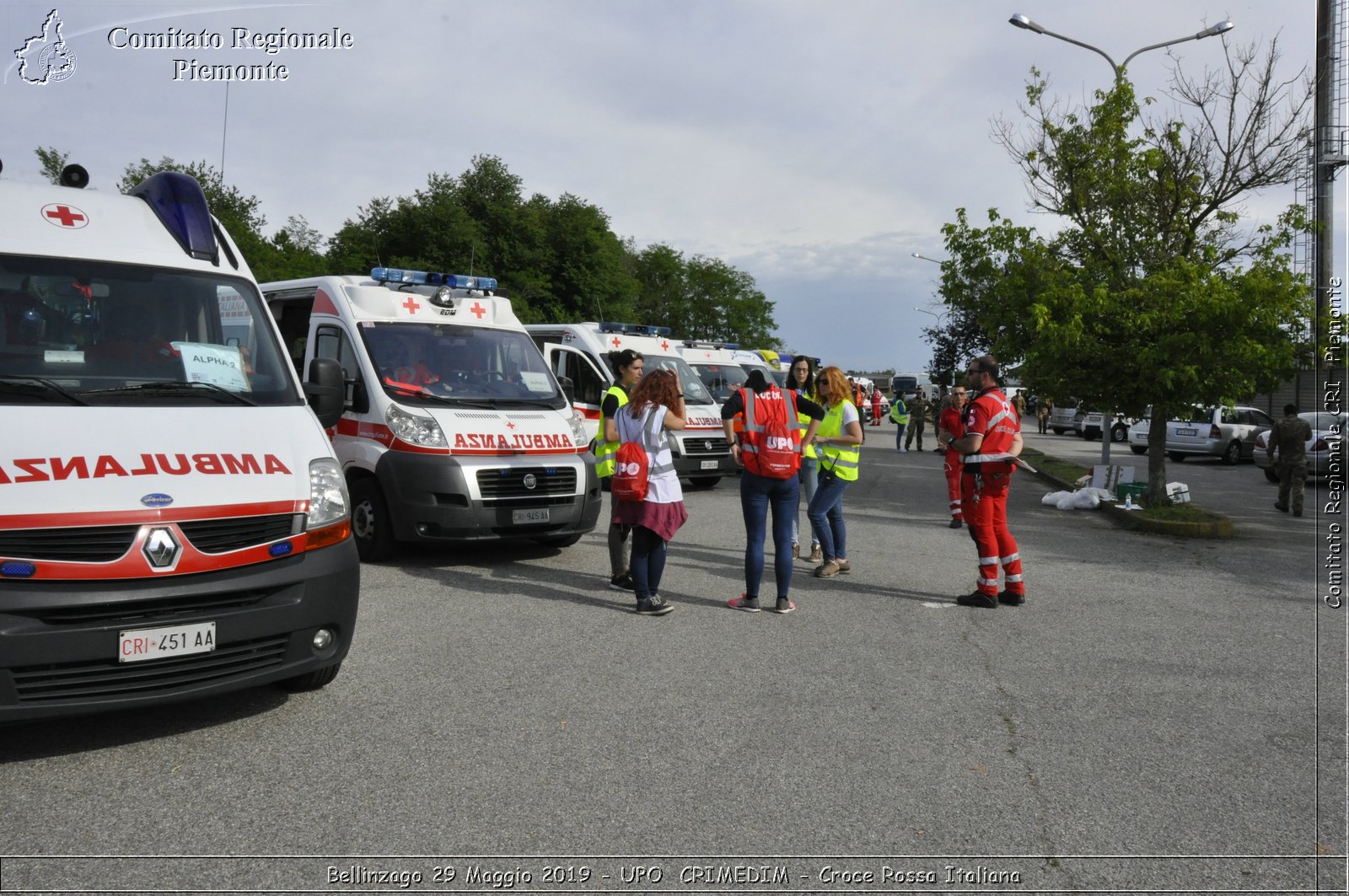 Bellinzago 29 Maggio 2019 - UPO  CRIMEDIM - Croce Rossa Italiana - Comitato Regionale del Piemonte