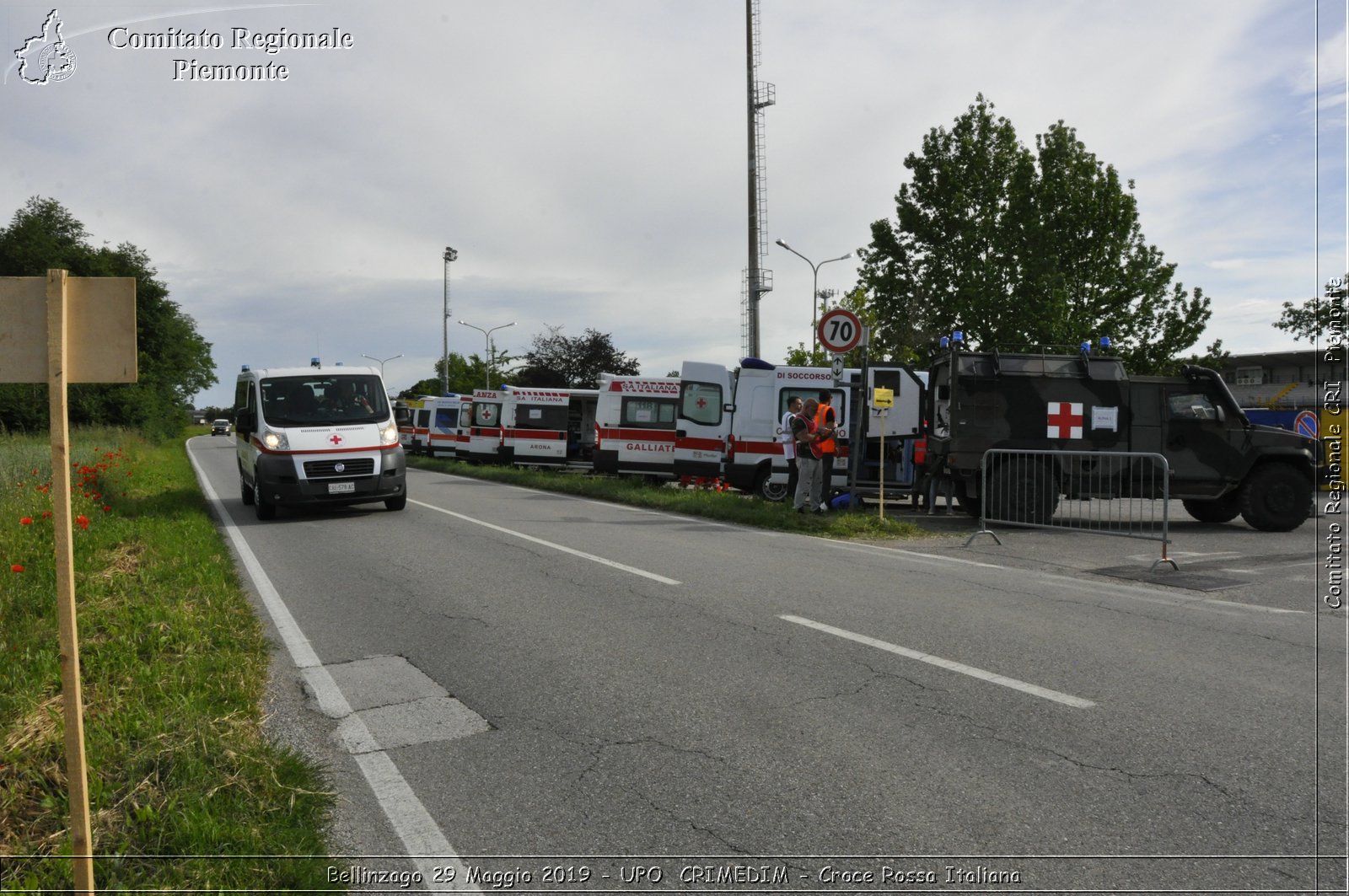 Bellinzago 29 Maggio 2019 - UPO  CRIMEDIM - Croce Rossa Italiana - Comitato Regionale del Piemonte