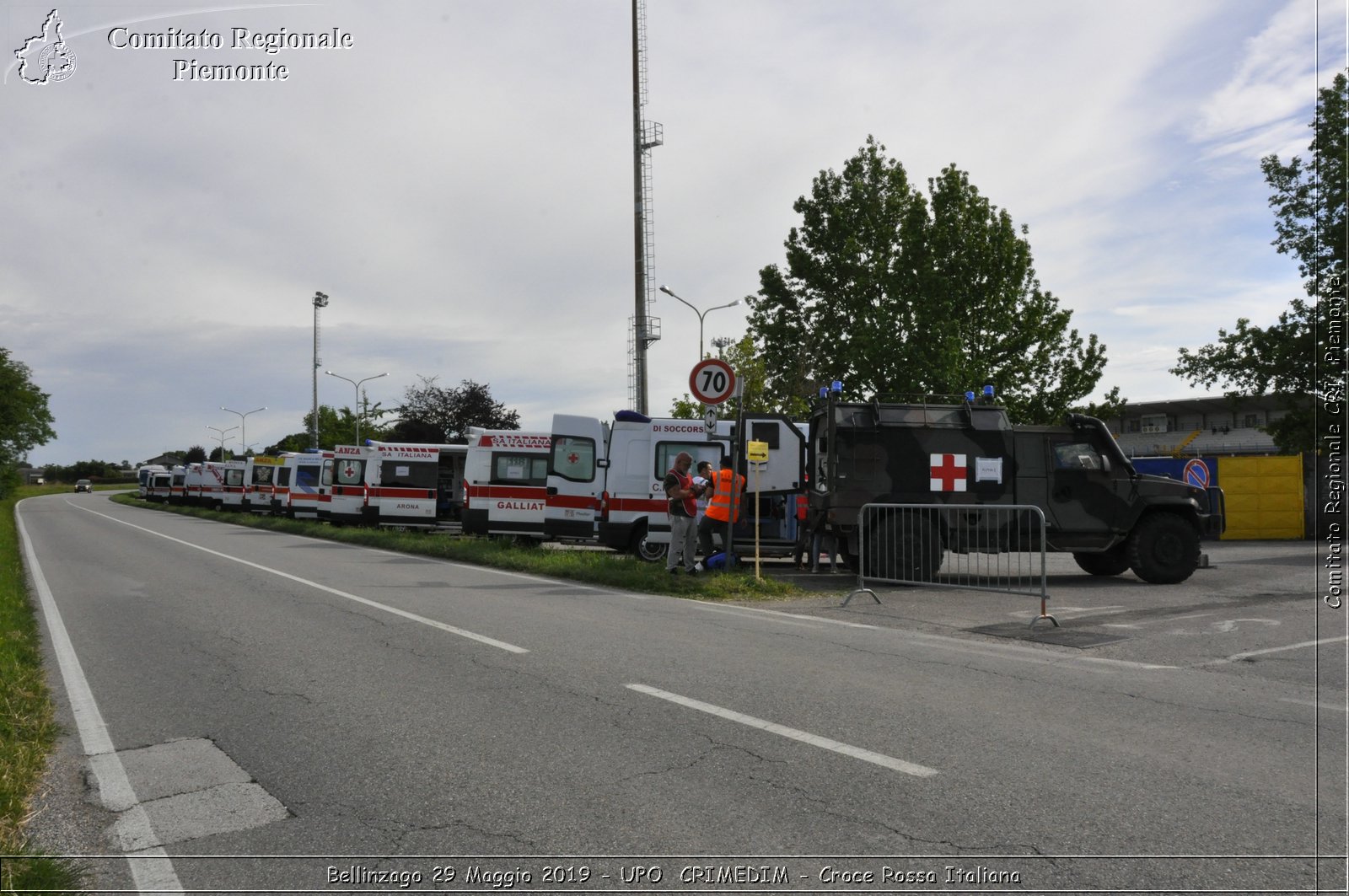 Bellinzago 29 Maggio 2019 - UPO  CRIMEDIM - Croce Rossa Italiana - Comitato Regionale del Piemonte