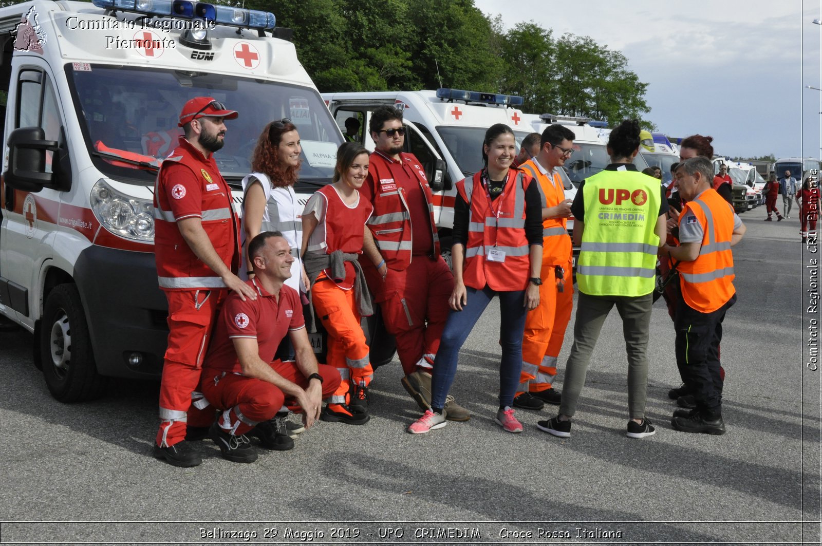 Bellinzago 29 Maggio 2019 - UPO  CRIMEDIM - Croce Rossa Italiana - Comitato Regionale del Piemonte