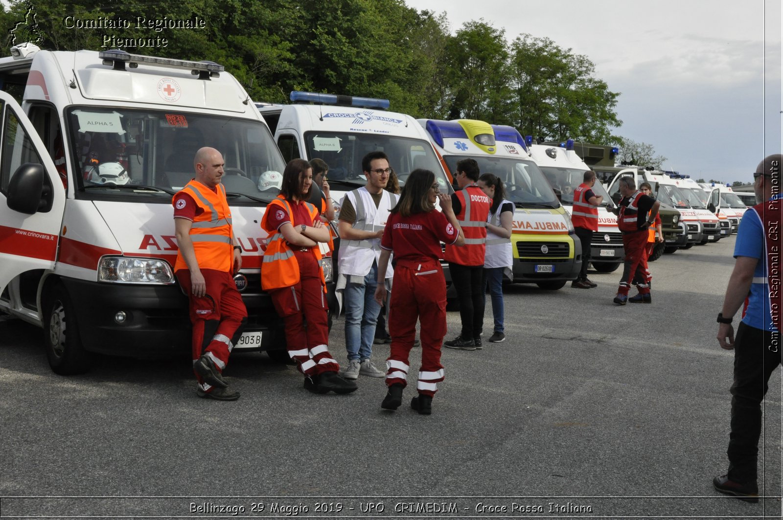 Bellinzago 29 Maggio 2019 - UPO  CRIMEDIM - Croce Rossa Italiana - Comitato Regionale del Piemonte