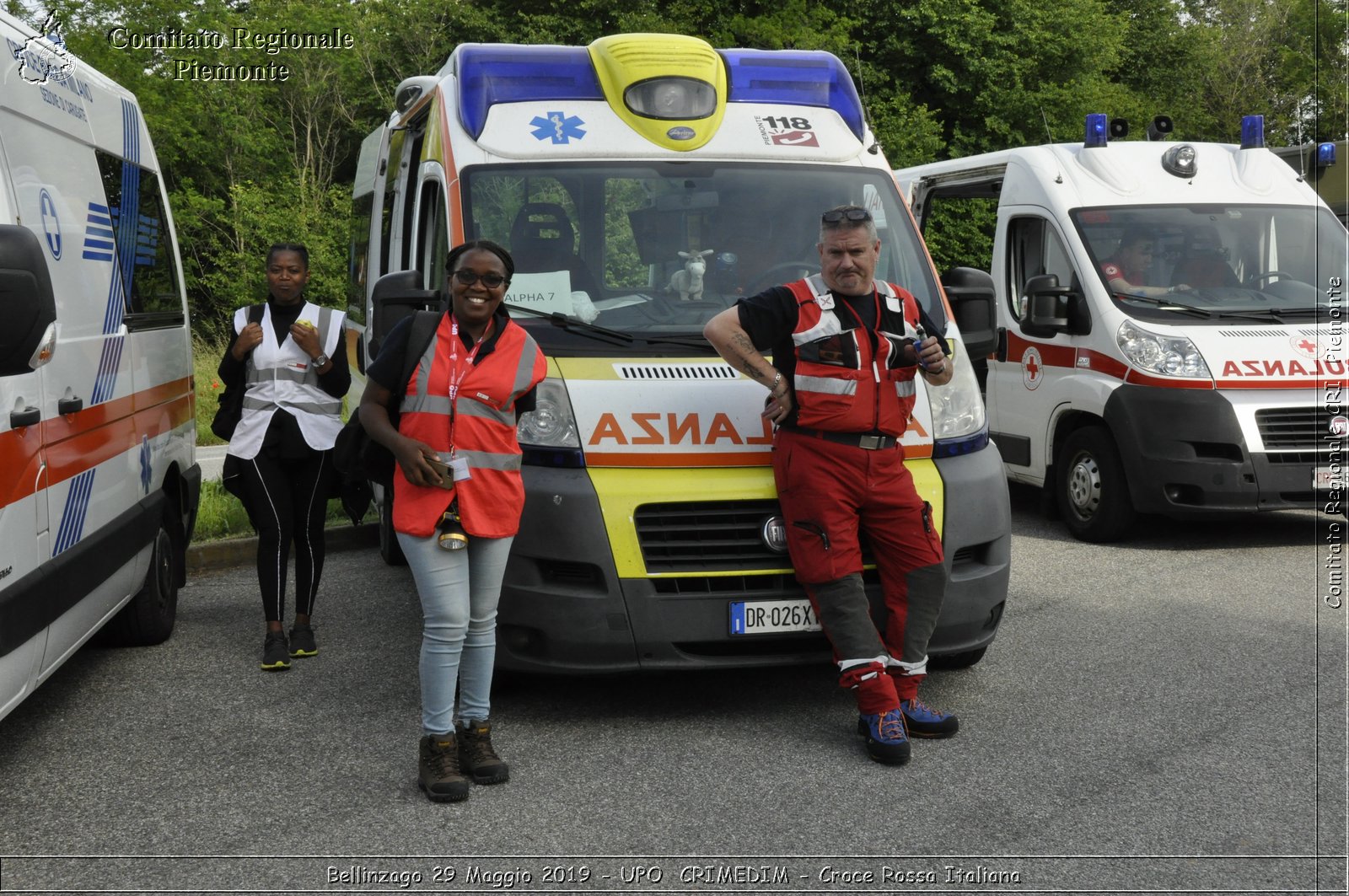 Bellinzago 29 Maggio 2019 - UPO  CRIMEDIM - Croce Rossa Italiana - Comitato Regionale del Piemonte