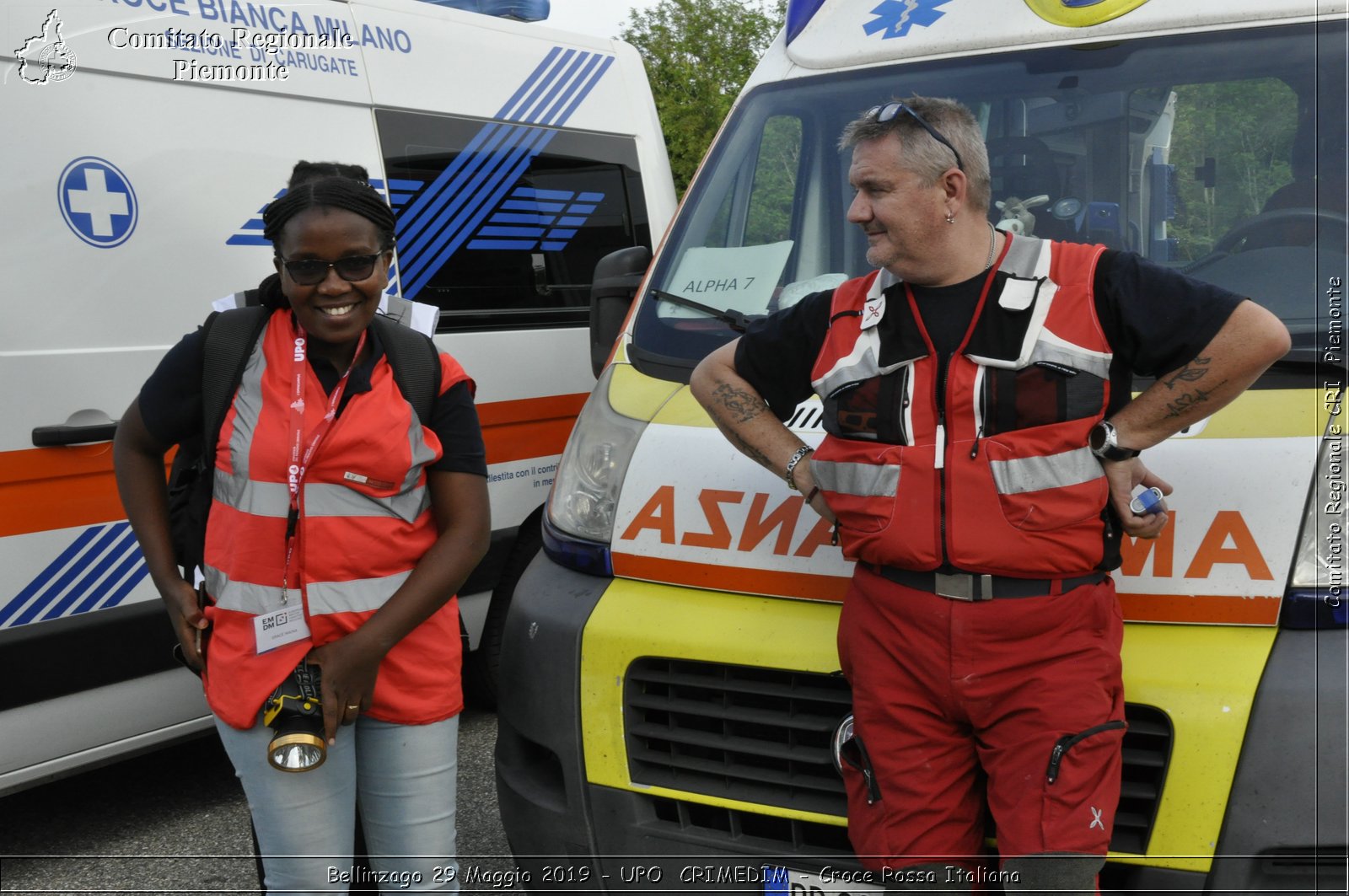 Bellinzago 29 Maggio 2019 - UPO  CRIMEDIM - Croce Rossa Italiana - Comitato Regionale del Piemonte