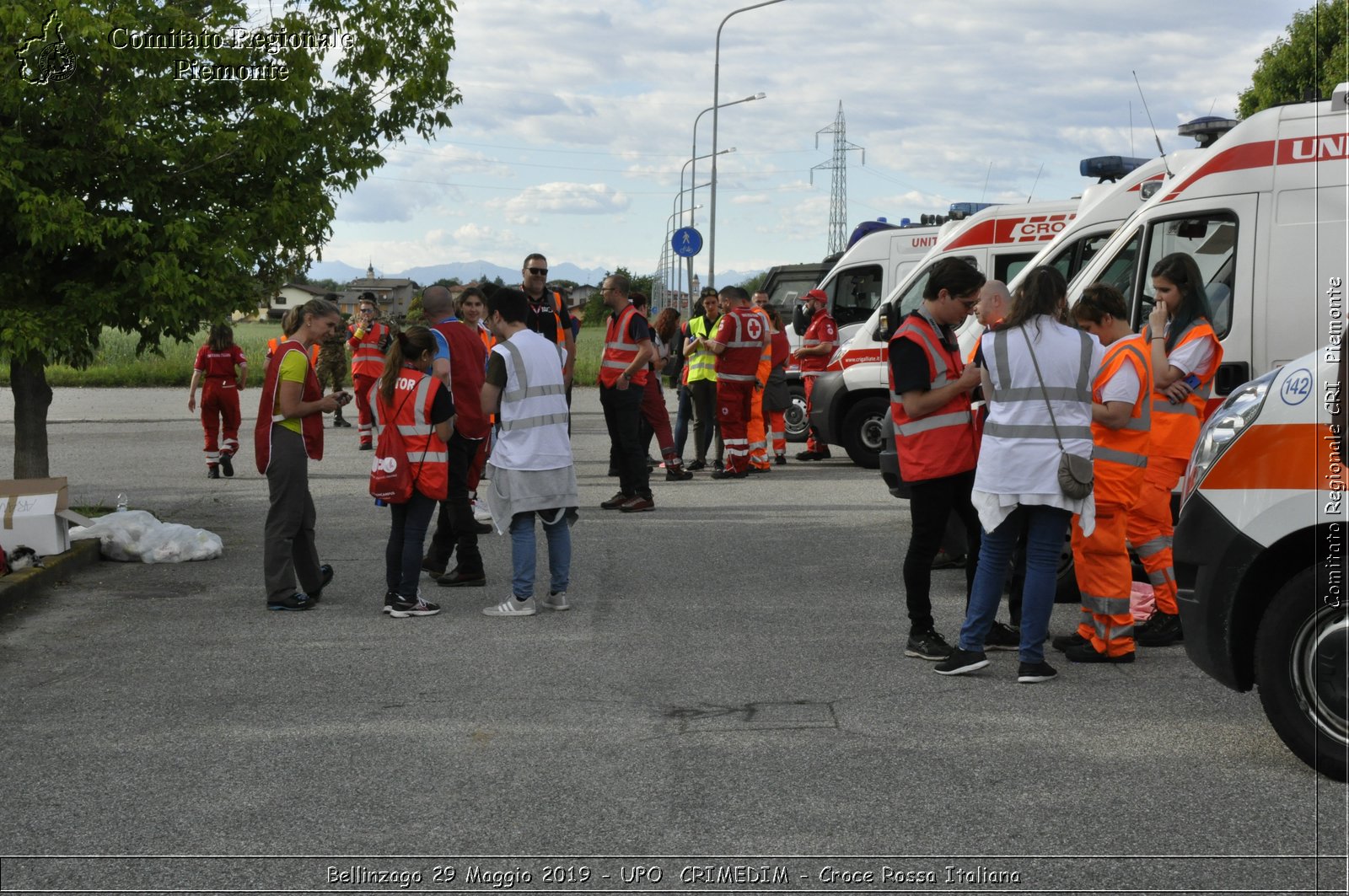 Bellinzago 29 Maggio 2019 - UPO  CRIMEDIM - Croce Rossa Italiana - Comitato Regionale del Piemonte