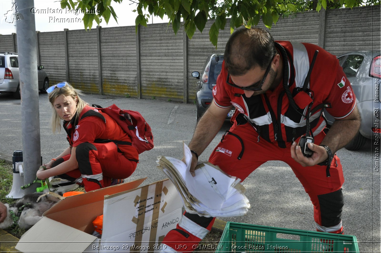 Bellinzago 29 Maggio 2019 - UPO  CRIMEDIM - Croce Rossa Italiana - Comitato Regionale del Piemonte