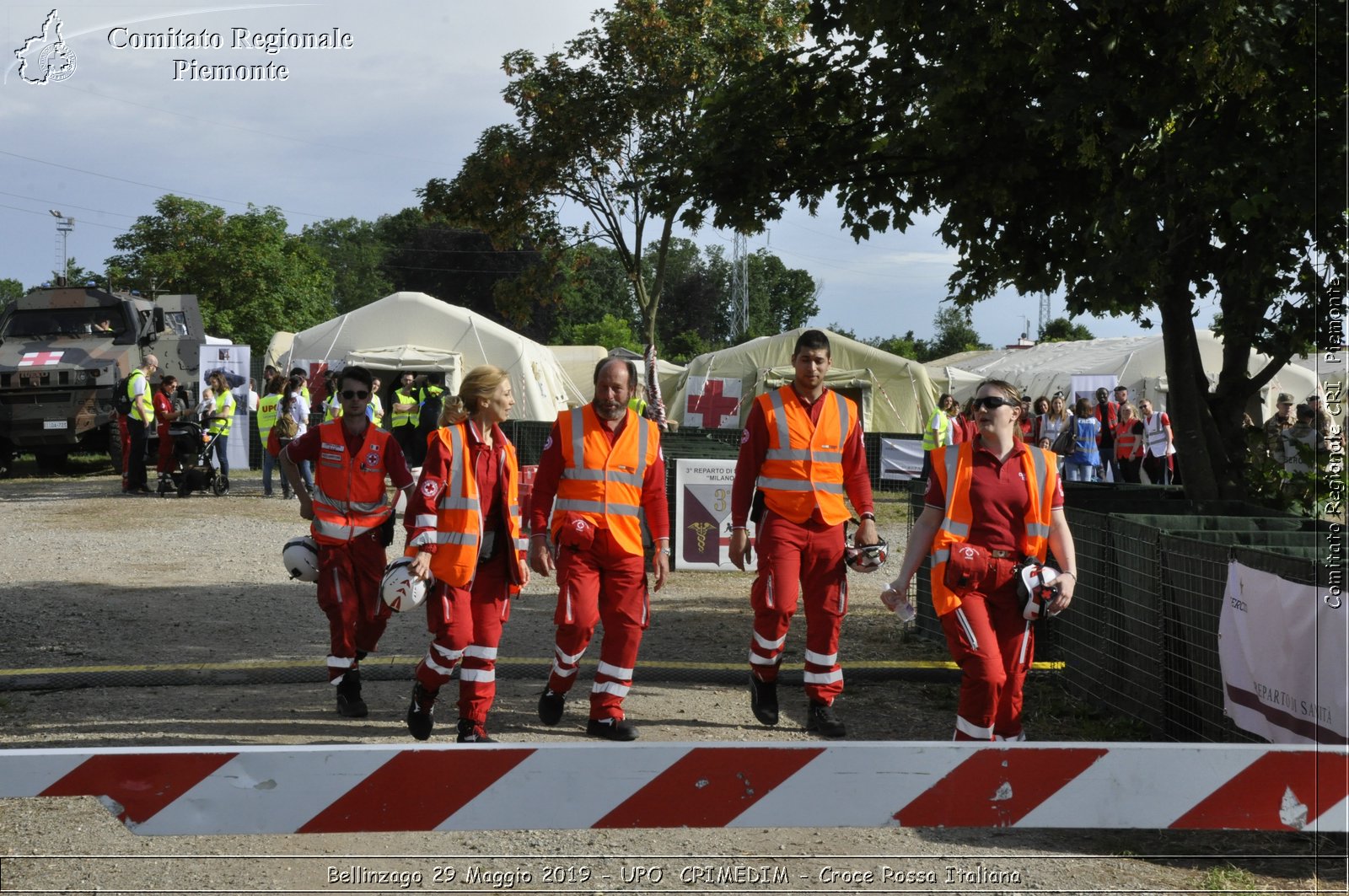 Bellinzago 29 Maggio 2019 - UPO  CRIMEDIM - Croce Rossa Italiana - Comitato Regionale del Piemonte