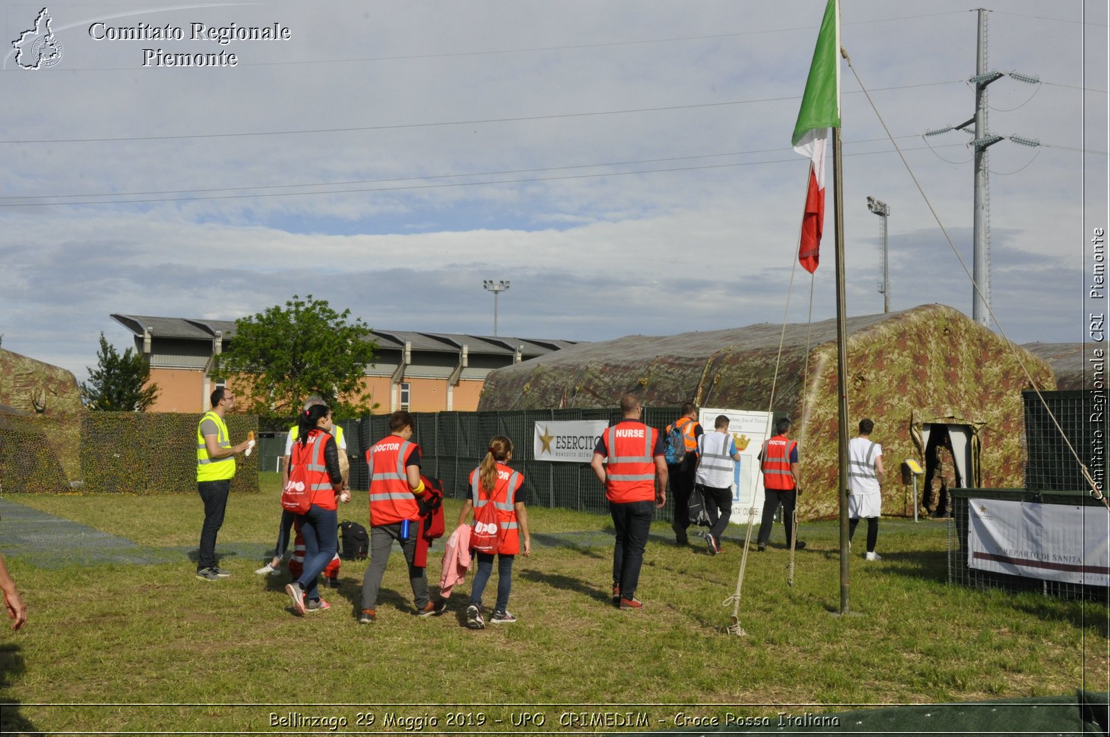 Bellinzago 29 Maggio 2019 - UPO  CRIMEDIM - Croce Rossa Italiana - Comitato Regionale del Piemonte