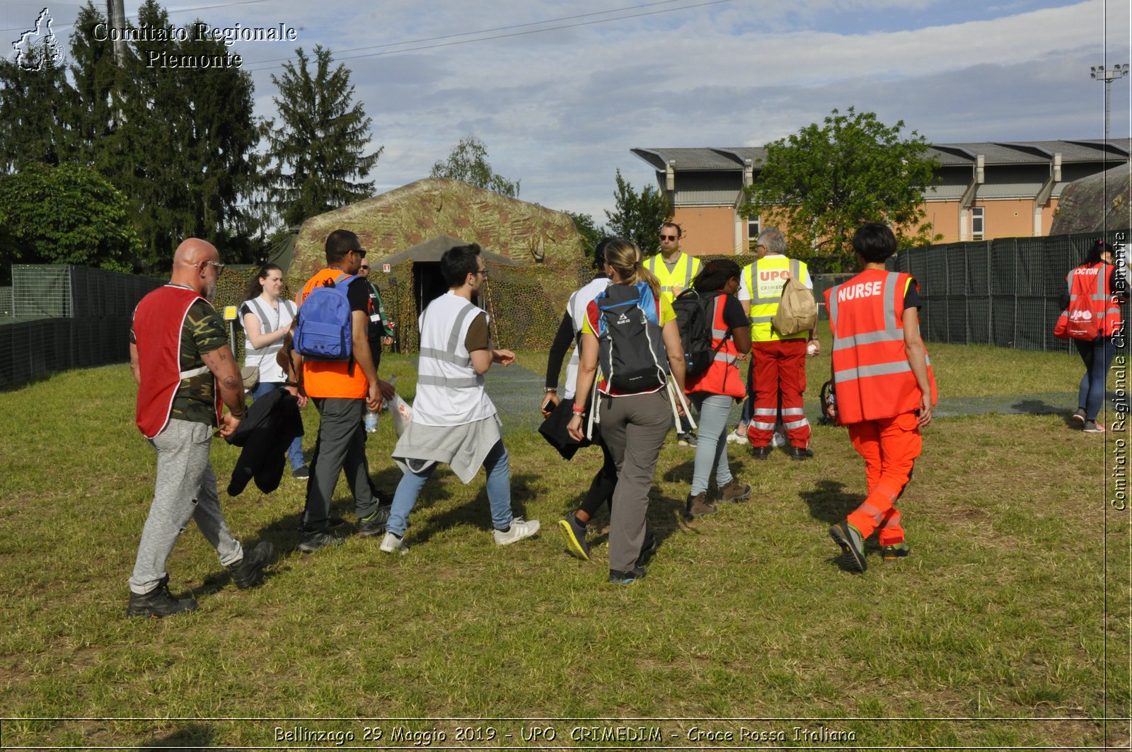 Bellinzago 29 Maggio 2019 - UPO  CRIMEDIM - Croce Rossa Italiana - Comitato Regionale del Piemonte