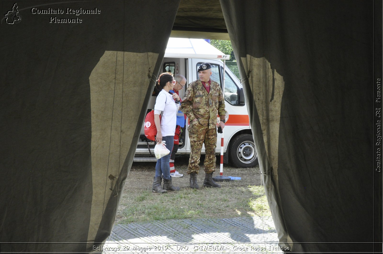 Bellinzago 29 Maggio 2019 - UPO  CRIMEDIM - Croce Rossa Italiana - Comitato Regionale del Piemonte