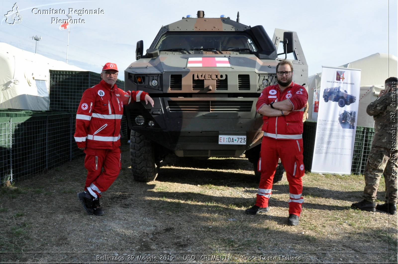 Bellinzago 29 Maggio 2019 - UPO  CRIMEDIM - Croce Rossa Italiana - Comitato Regionale del Piemonte