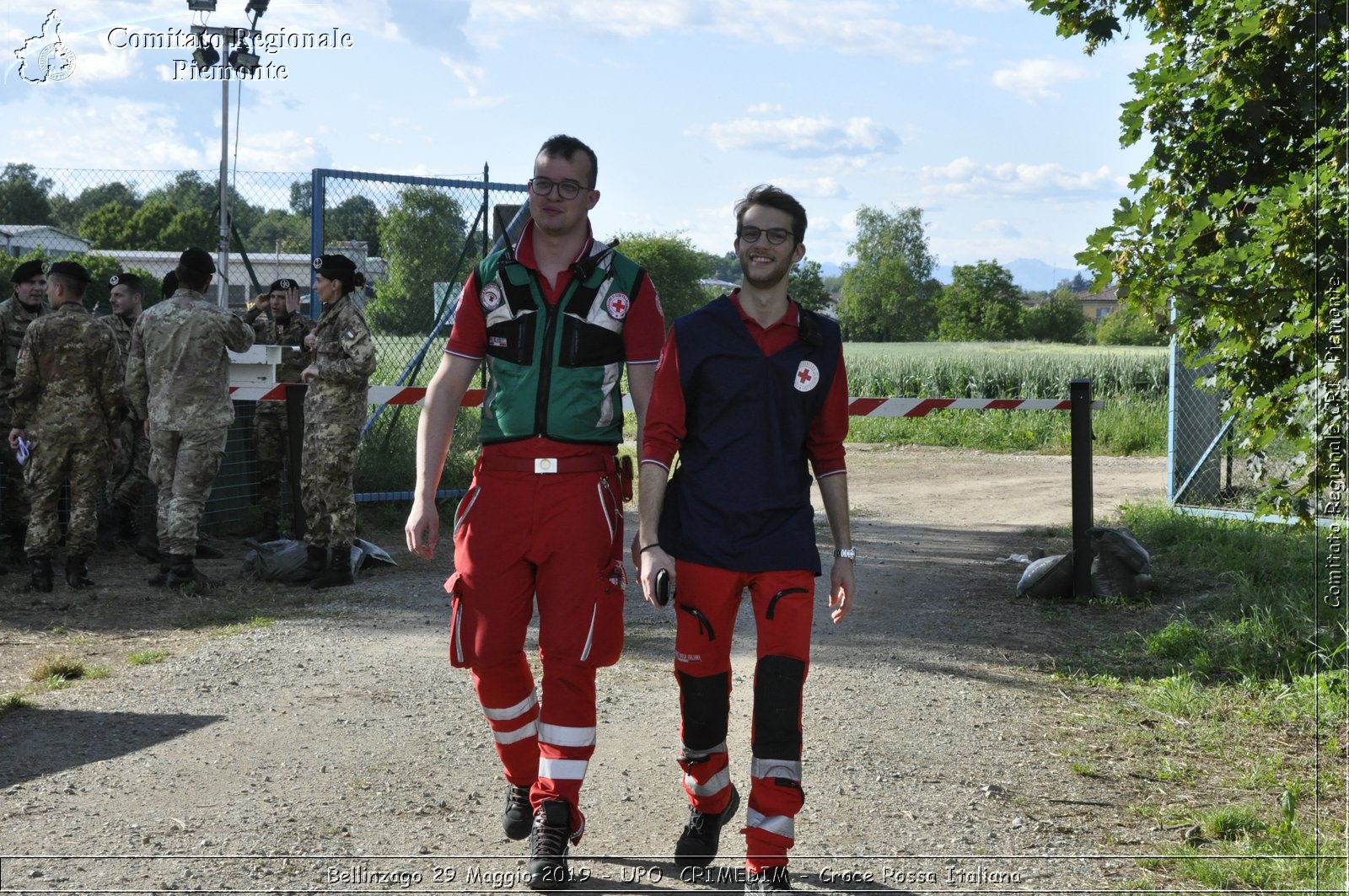 Bellinzago 29 Maggio 2019 - UPO  CRIMEDIM - Croce Rossa Italiana - Comitato Regionale del Piemonte