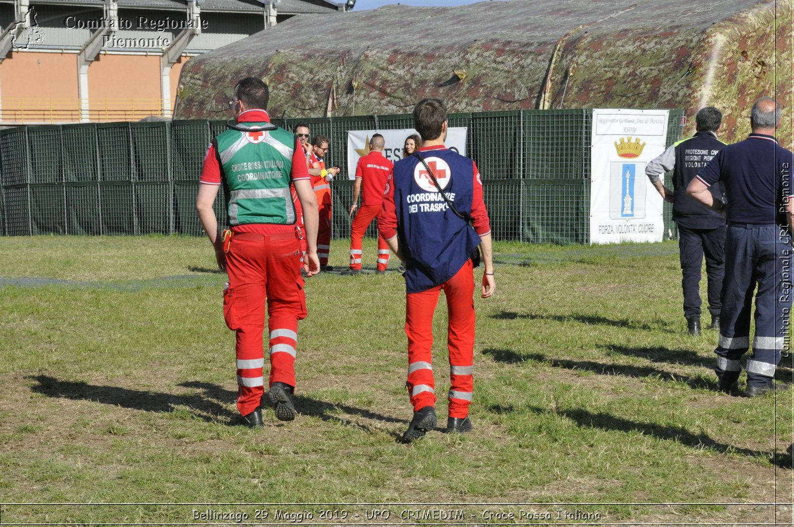 Bellinzago 29 Maggio 2019 - UPO  CRIMEDIM - Croce Rossa Italiana - Comitato Regionale del Piemonte