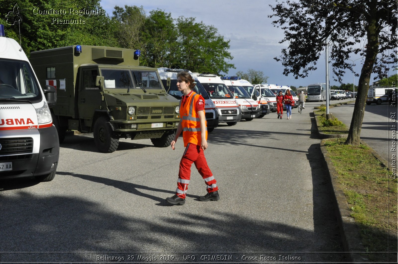 Bellinzago 29 Maggio 2019 - UPO  CRIMEDIM - Croce Rossa Italiana - Comitato Regionale del Piemonte