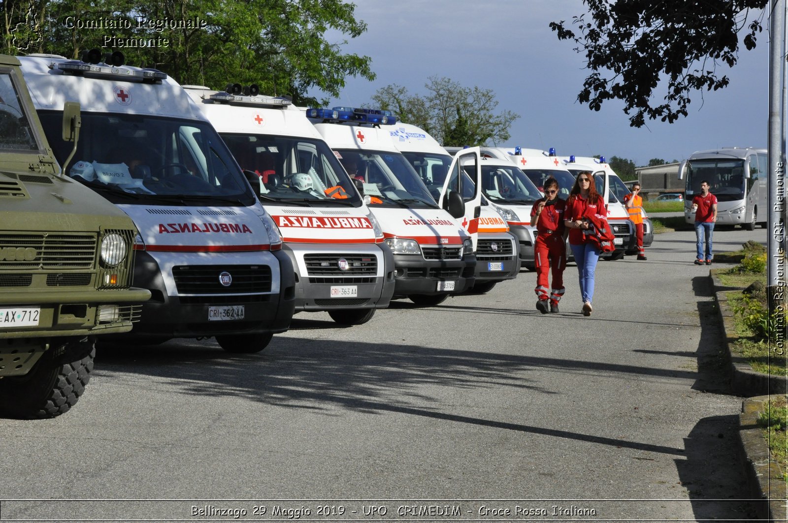 Bellinzago 29 Maggio 2019 - UPO  CRIMEDIM - Croce Rossa Italiana - Comitato Regionale del Piemonte