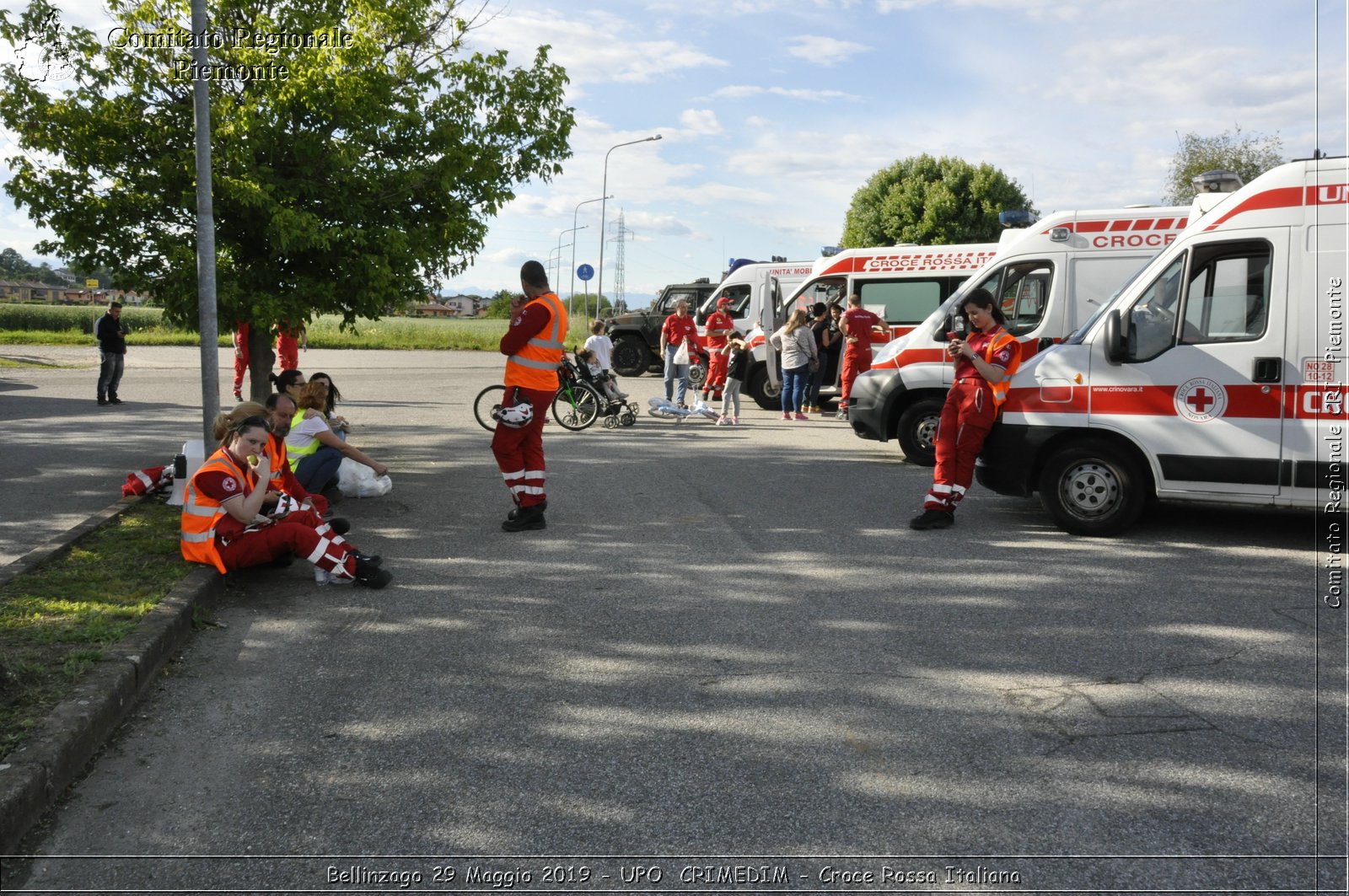 Bellinzago 29 Maggio 2019 - UPO  CRIMEDIM - Croce Rossa Italiana - Comitato Regionale del Piemonte